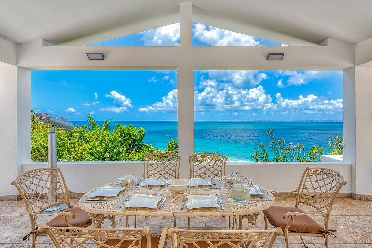 Pool Villa St Martin - Outdoor dining